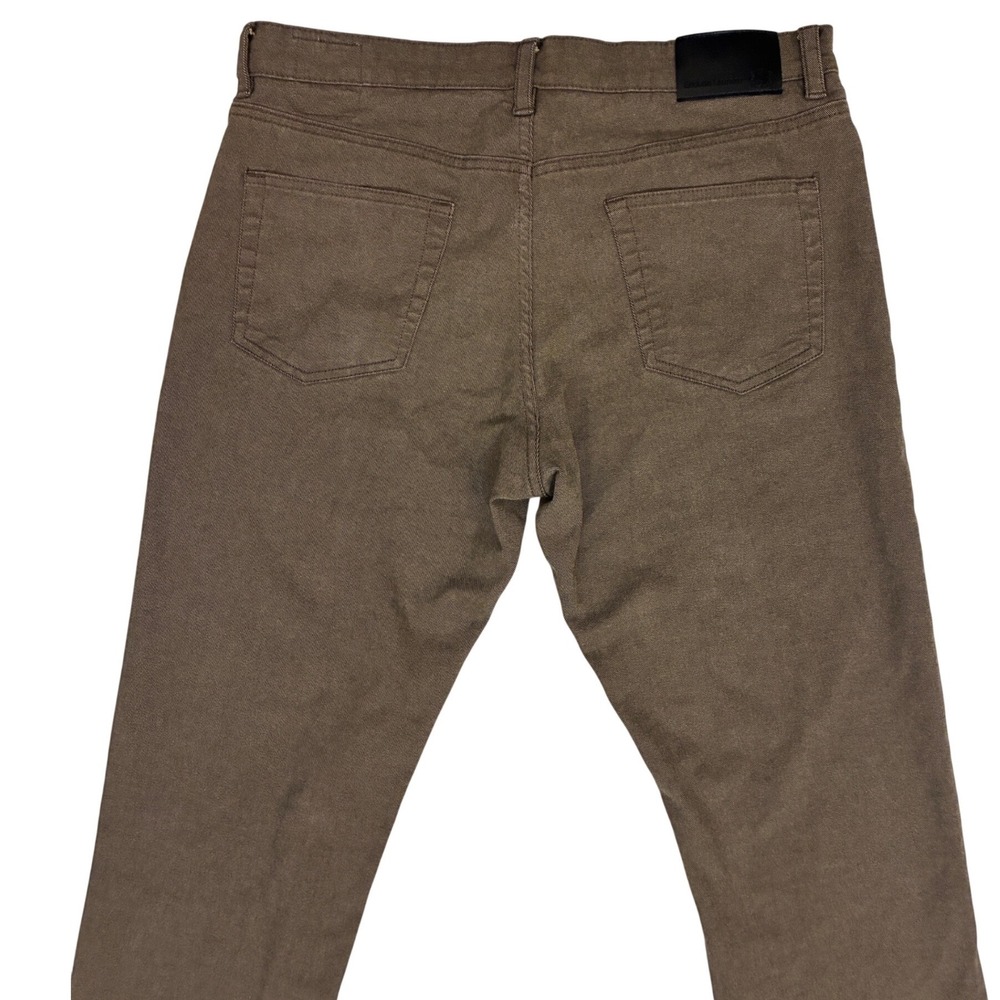 English Laundry Mens 34x30 Brown 5-Pocket Stretch Straight Leg Pants 1365289-07 - Picture 10 of 13